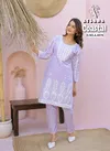 Coastal By Afsana Cotton Embroidery Kurti With Bottom Wholesalers In Delhi